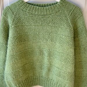 Moss & Stripes Sweater af Knit & Relax CPH