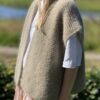 Limfjord Wrap strikket i 2 tråd Suri Alpaca fra Lang Yarns