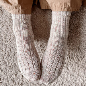 Rillestrømper af Dorte Bak